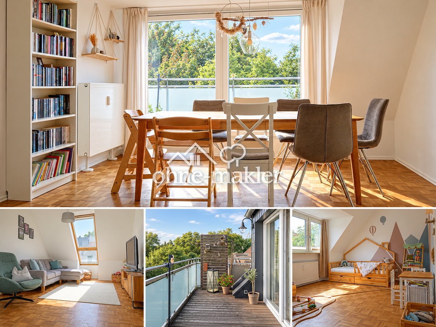 Moltkeviertel Helle 4-Zimmer-Wohnung mit Balkon, 45136 Essen (Bergerhausen Huttrop Rüttenscheid)