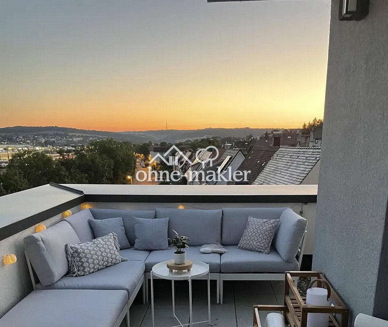 Ulm-Eselsberg Dachterrasse mit Münsterblick, 89075 Ulm (Böfingen Eselsberg Mitte Oststadt Söflingen)