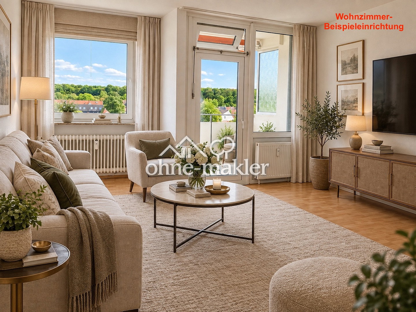 Panorama-Weitblick & Balkon in Egestorf, 30890 Barsinghausen