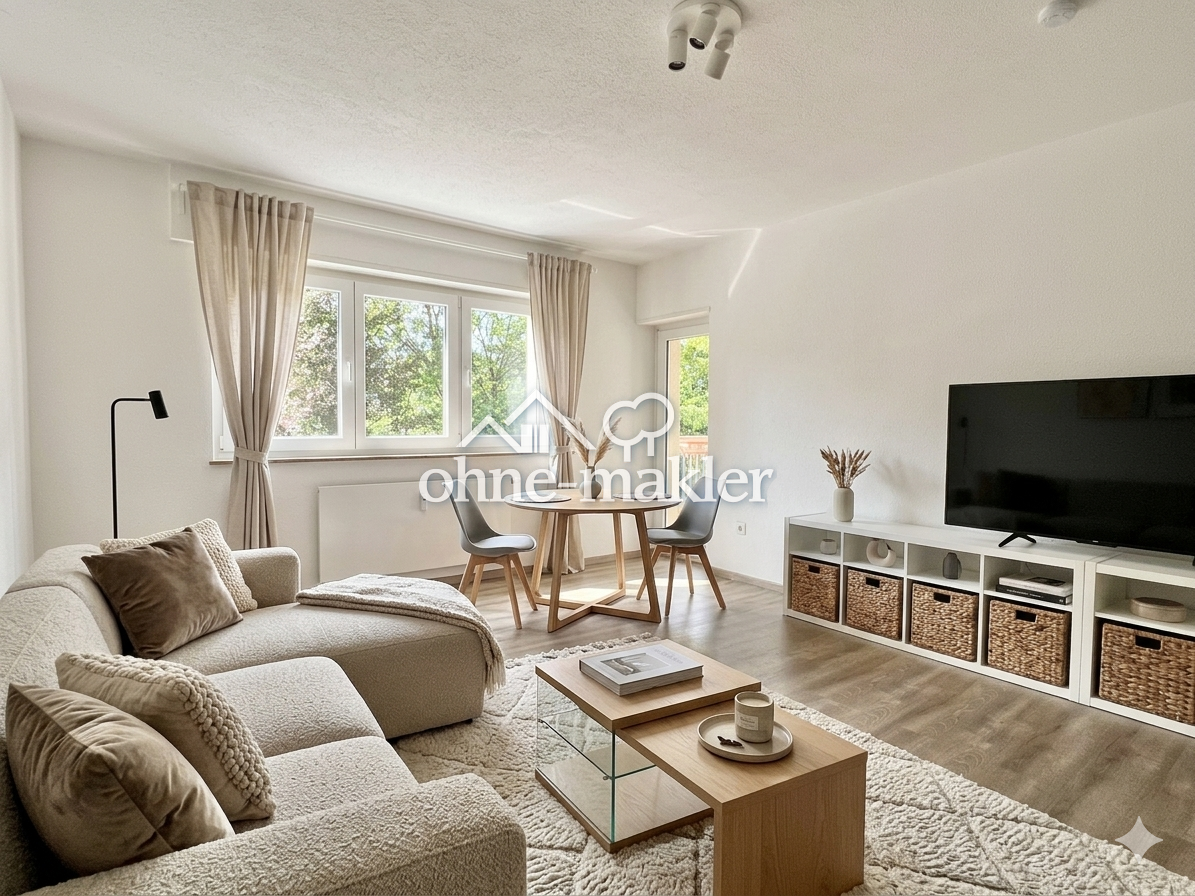 Bezugsfrei: Kernsanierte 3-Zimmer-Wohnung mit Balkon in Stuttgarter Halbhöhenlage, 70186 Stuttgart (Ost)