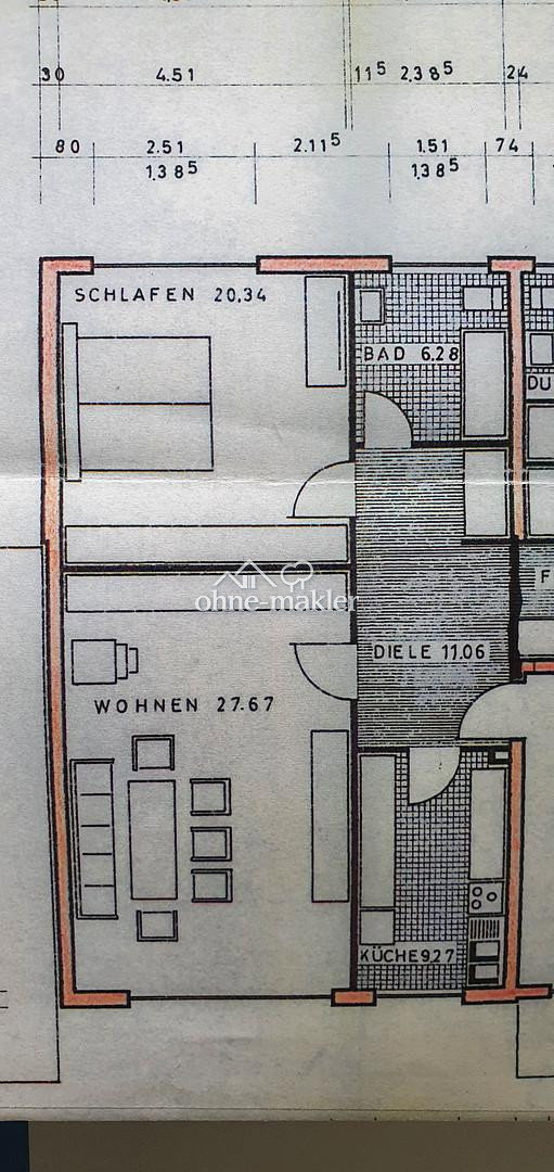 Helle 2-Zimmer-Wohnung in Top-Lage, 42697 Solingen (Merscheid Ohligs-Aufderhöhe)