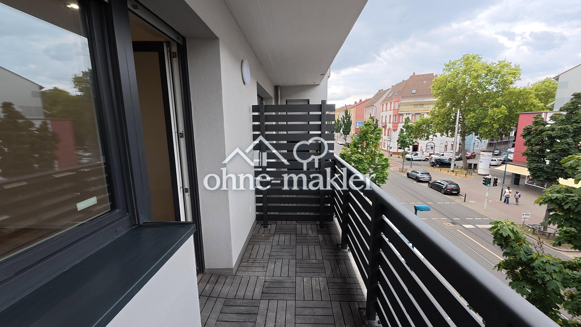 Mannheim Moderne 2 ZKB mit Balkon & Einbauküche, 68219 Mannheim (Rheinau)