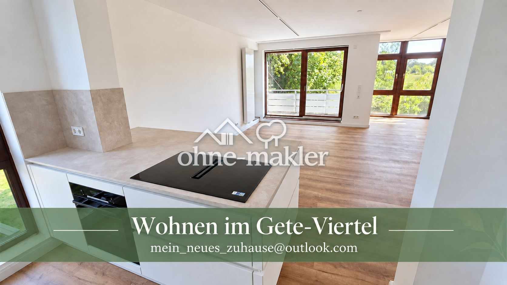 Maisonette mit Balkon & Terrasse im Gete, 28211 Bremen (Gete Radio Bremen Schwachhausen)