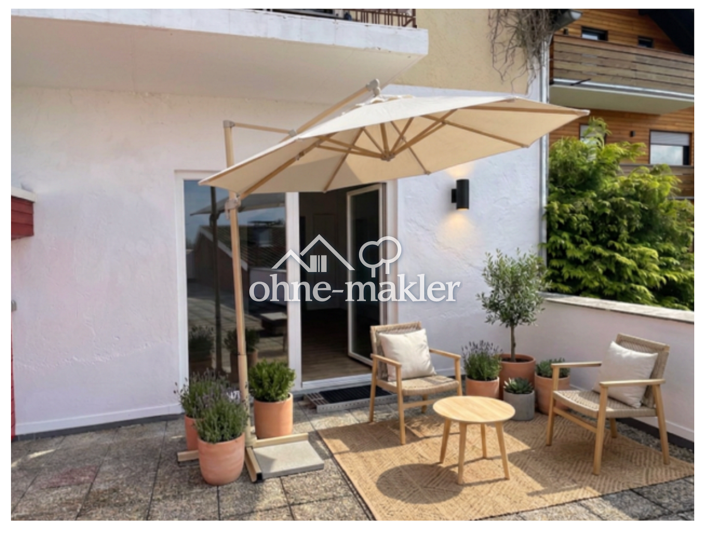 Terrassenwohnung in Bogen mit Blick, 94327 Bogen