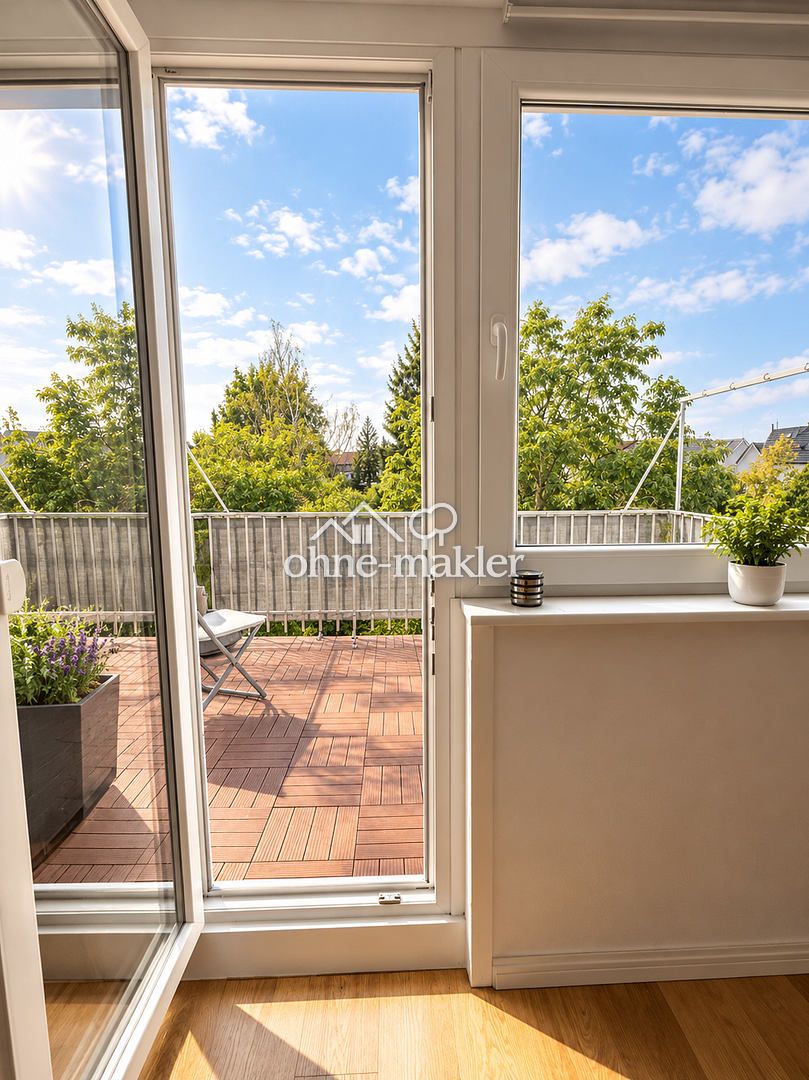 Dachterrasse & Grünblick in Schwachhausen, 28209 Bremen (Barkhof Bürgerpark Bürgerweide/Barkhof Schwachhausen)