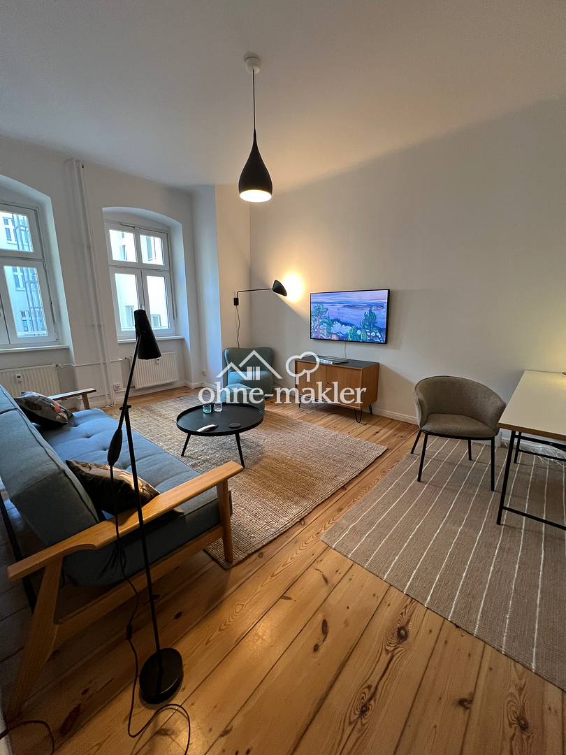 Prenzlauer Berg Stilvoll möbliert mit Balkon, 10437 Berlin (Pankow Prenzlauer Berg)