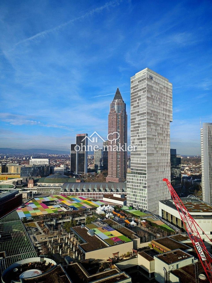 Frankfurt Skyline-Blick Luxus-Apartment im EDEN Tower, 60327 Frankfurt am Main (Gallus Gutleutviertel Westend-Süd)