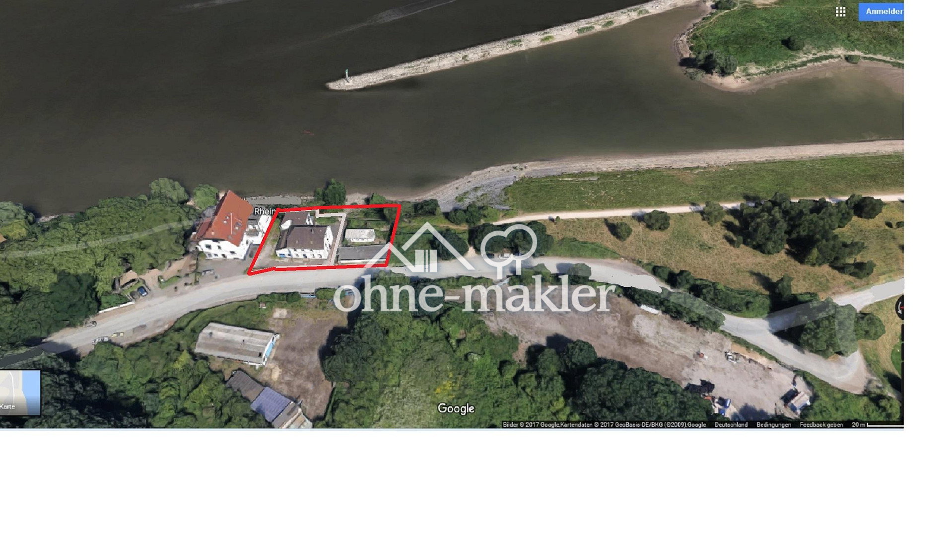 Rheinblick-Traumgrundstück – Exklusive Lage, 47226 Duisburg (Bergheim Hochemmerich Rheinhausen-Mitte)