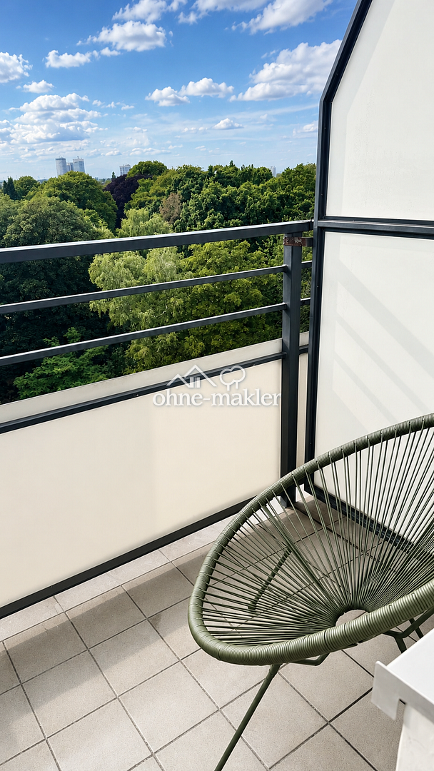 Hamburg Eilbek Möbliertes Apartment mit Weitblick, 22089 Hamburg (Mitte)