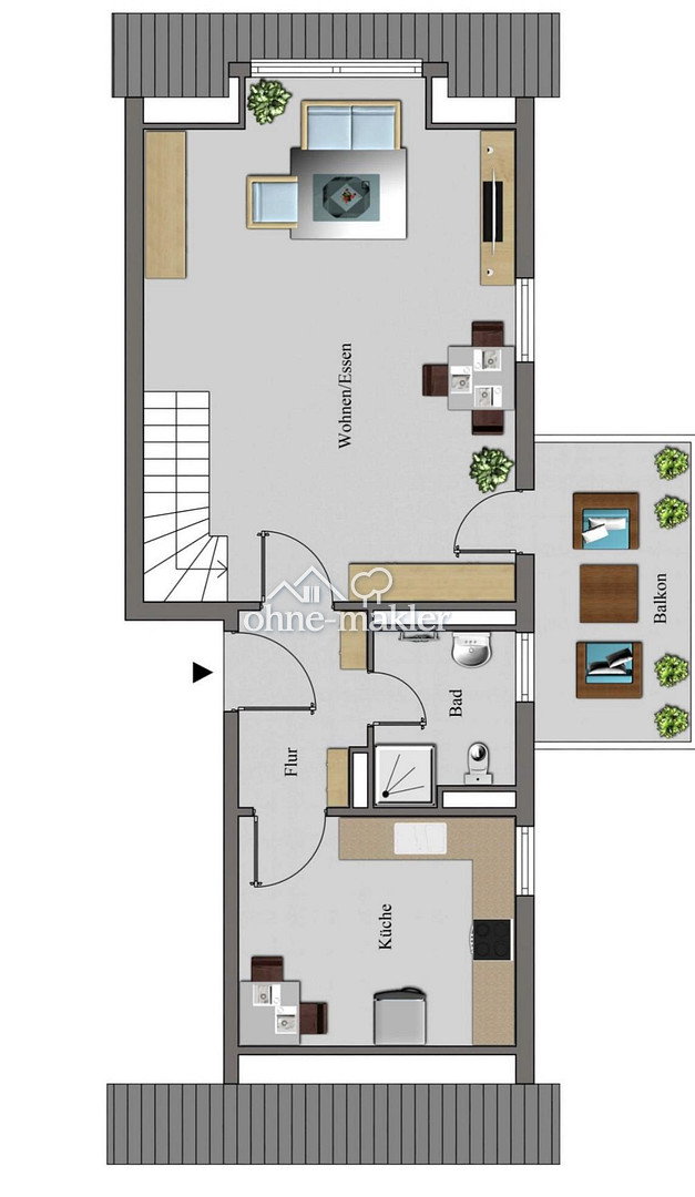 Helle Maisonette in Hiltrup – Südbalkon & Kleiderschrank, 48165 Münster (Amelsbüren Angelmodde Berg Fidel Hiltrup)