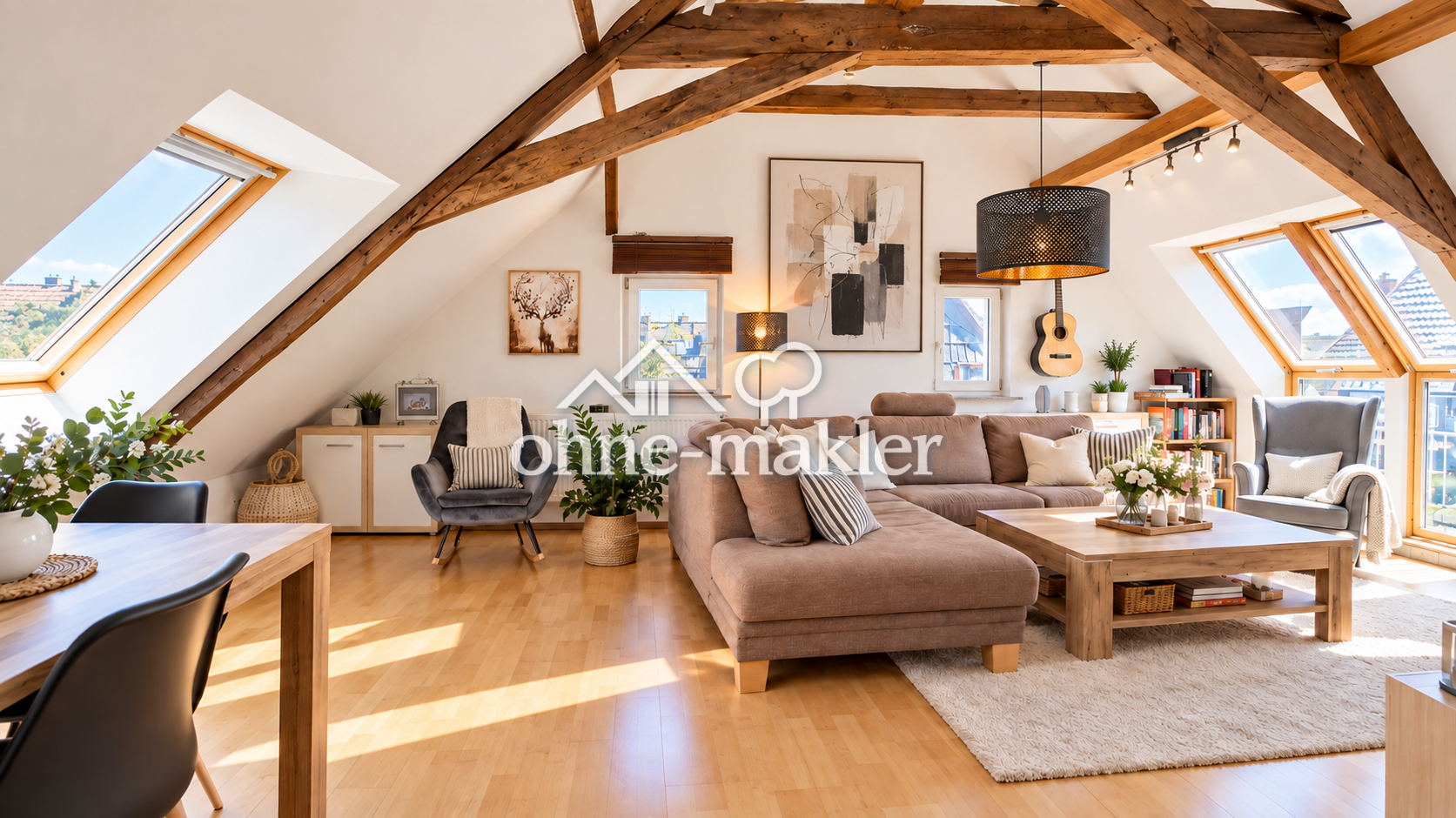 Dachgeschosswohnung in Toplage mit Südbalkon, 51688 Wipperfürth