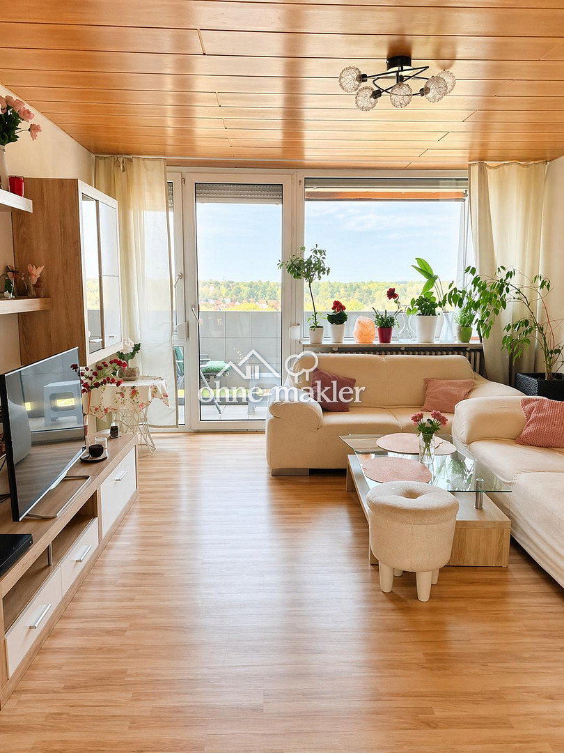 Weitblick inklusive 3-Zimmer-Wohnung in Nürnberg, 90471 Nürnberg (Dutzendteich Langwasser Neuselsbrunn Stadion Zollhaus)