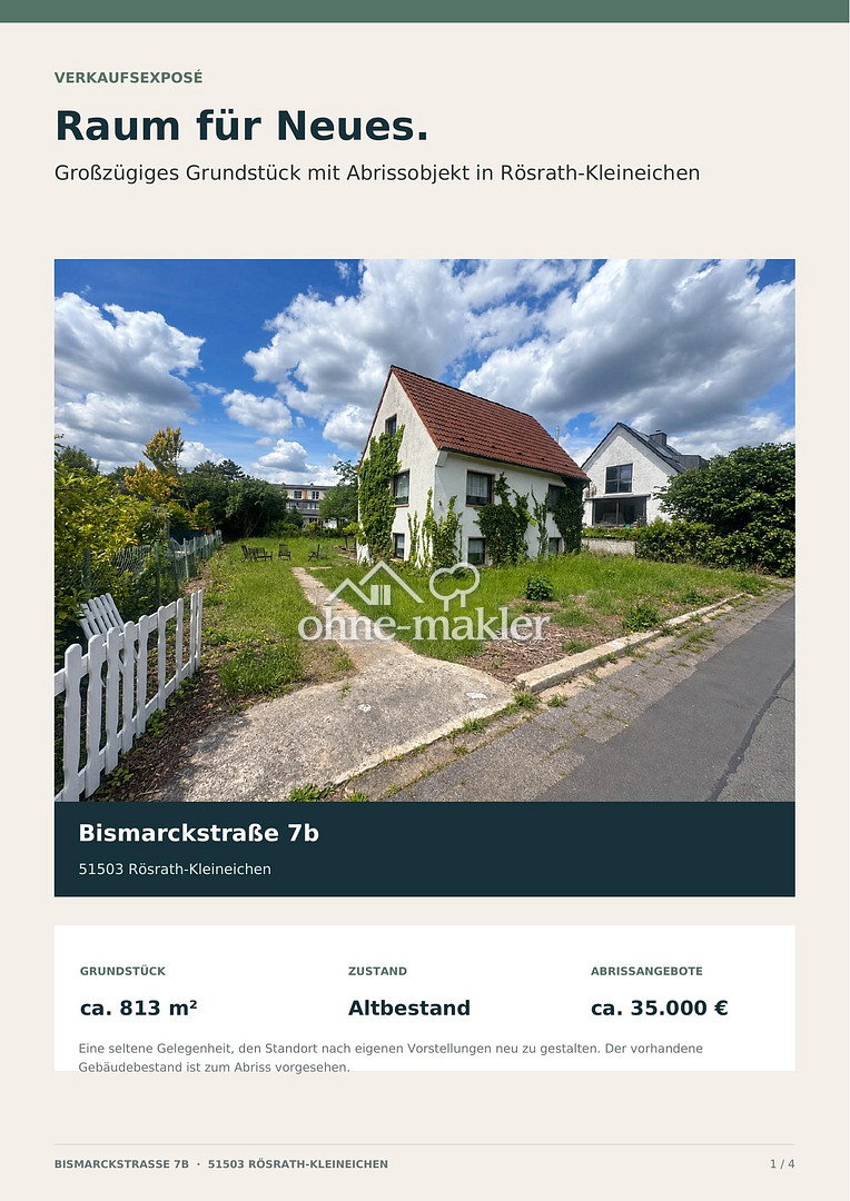 traumhaftes grundstück für ihr neues zuhause, 51503 Rösrath