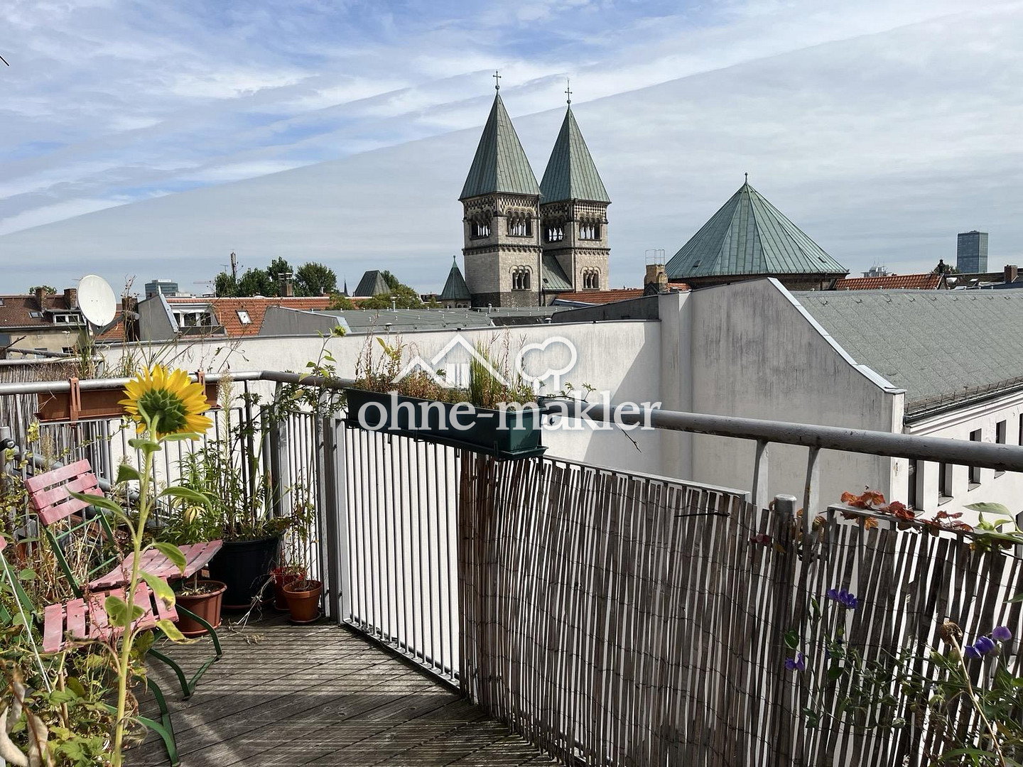Dachterrasse & Weitblick in Kreuzberg, 10997 Berlin (Friedrichshain-Kreuzberg Kreuzberg)