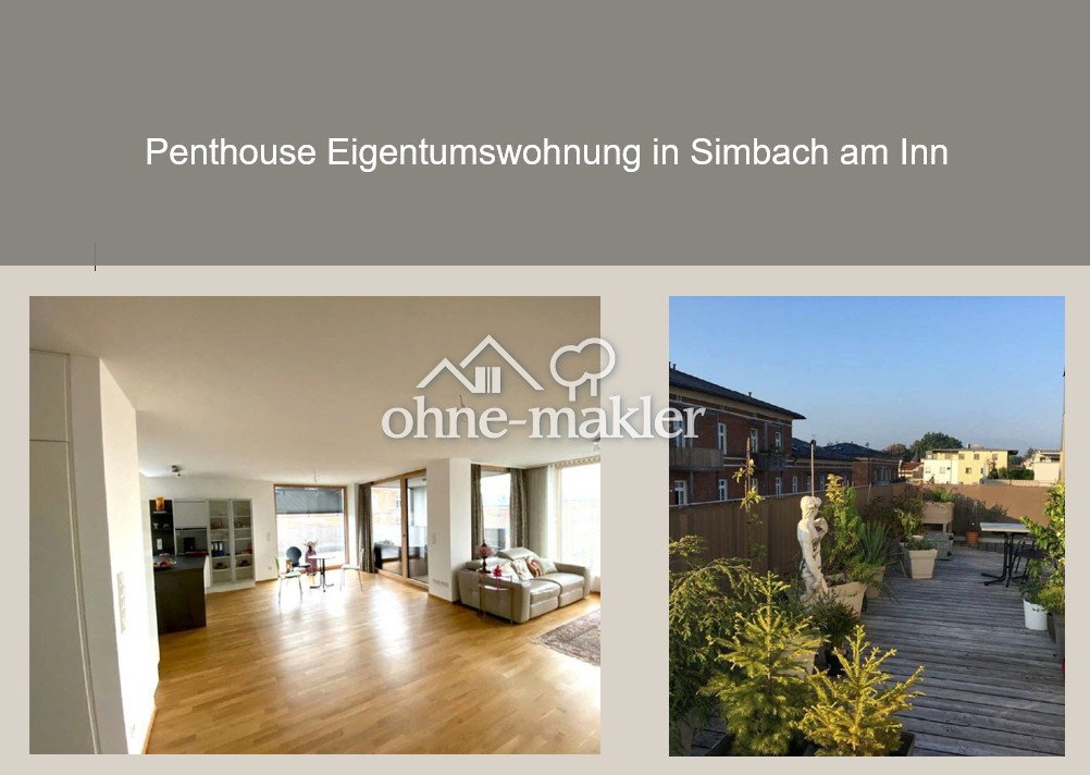 Penthouse mit Dachterrasse – Simbachs Juwel, 84359 Simbach a. Inn