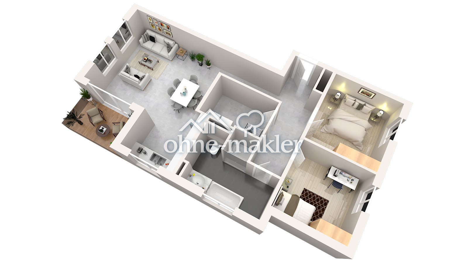 Nideggen Balkon mit Burgblick & Parkplatz, 52385 Nideggen