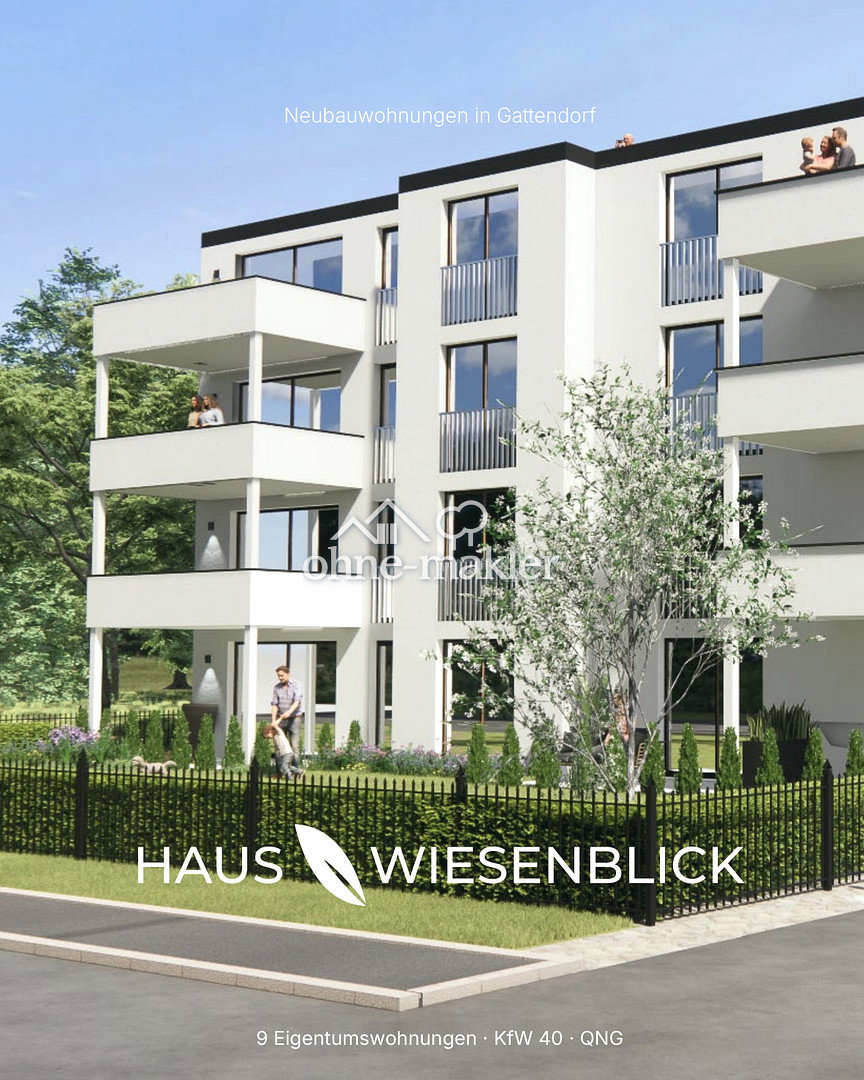 Moderne 2-Zimmer Wohnung mit Balkon in Gattendorf, 95185 Gattendorf