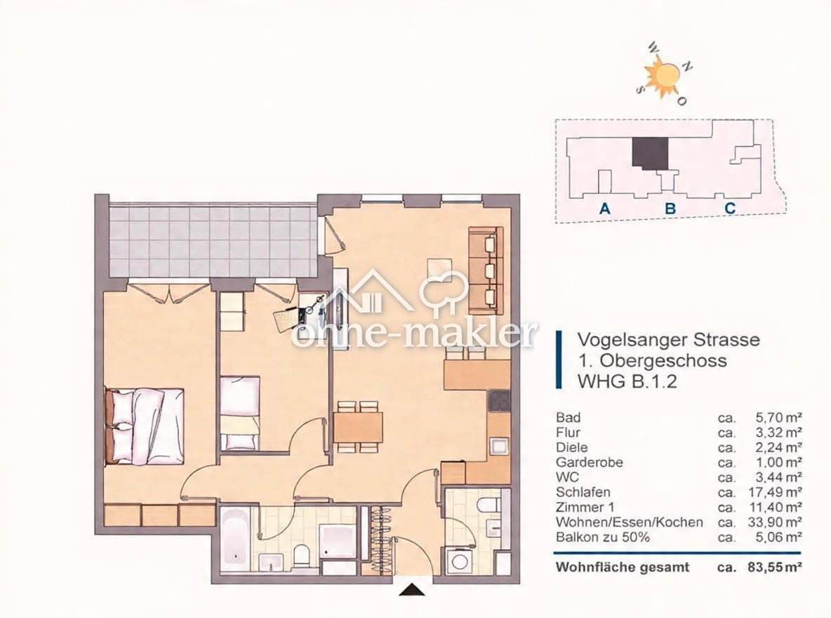 Köln-Ehrenfeld Moderne Wohnung mit KfW-Standard, 50823 Köln (Ehrenfeld Neuehrenfeld)