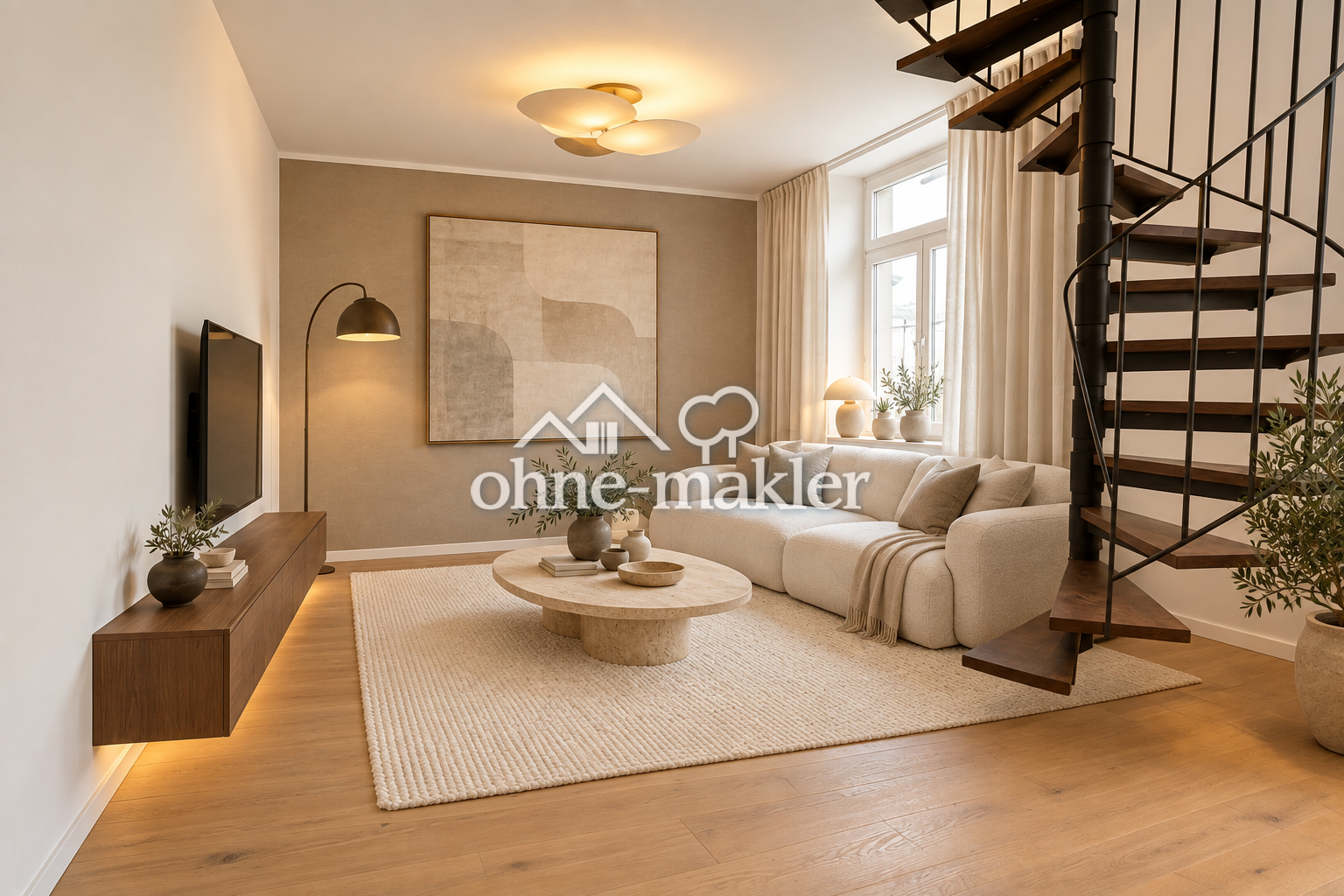 Provisionsfrei & modern Maisonette in Barmen, 42283 Wuppertal (Barmen)