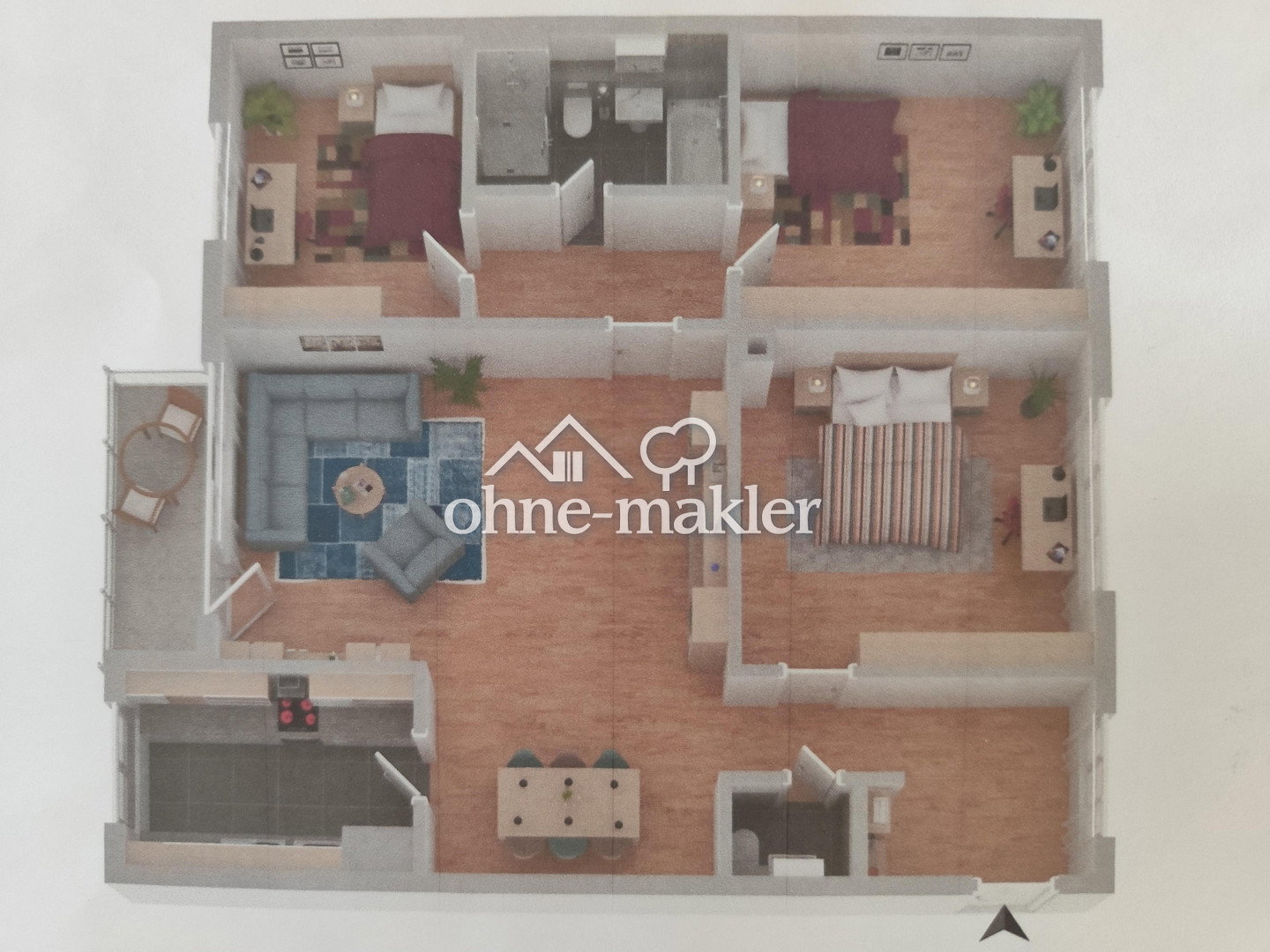 Traumwohnung in Bad Homburg – Balkon & Tiefgarage, 61350 Bad Homburg v.d. Höhe