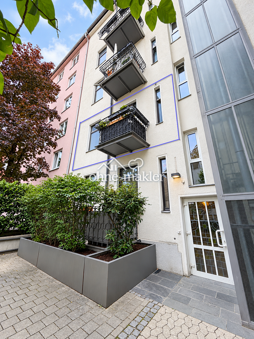 Maxvorstadt-Altbau mit Balkon – jetzt Gelegenheit, 80798 München (Maxvorstadt Schwabing-West)