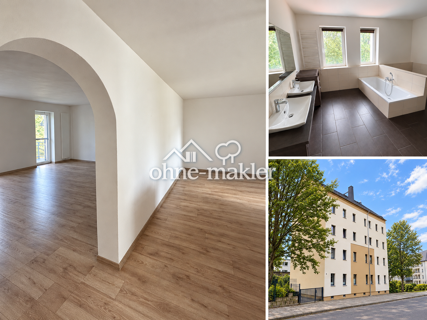 Großzügige 4-Zimmer-Wohnung in Chemnitz, 9126 Chemnitz (Altchemnitz Bernsdorf Gablenz Lutherviertel Sonnenberg)
