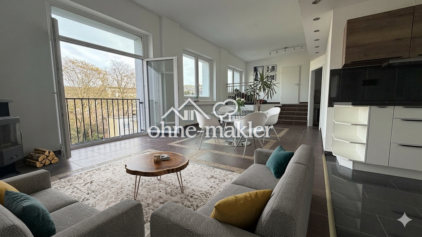 Loft mit Kamin & Stellplatz in Barmen-Zentrum, 42275 Wuppertal (Barmen)