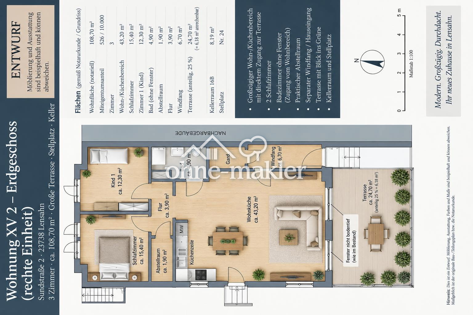 Terrasse & Sanierung – Ihr neues Zuhause in Lensahn, 23738 Beschendorf