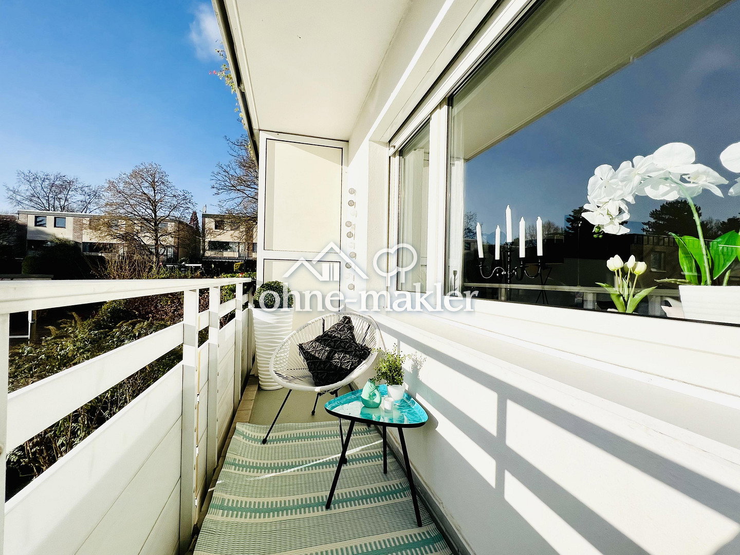 Düsseldorf-Unterbach Modernisiertes Apartment mit Loggia, 40627 Düsseldorf (Gerresheim Unterbach Vennhausen)