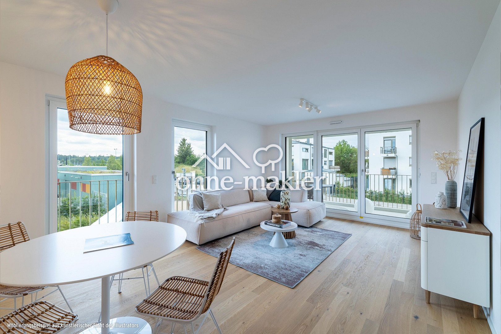 Helle 3-Zimmer-Wohnung in Neuried, 82061 Neuried