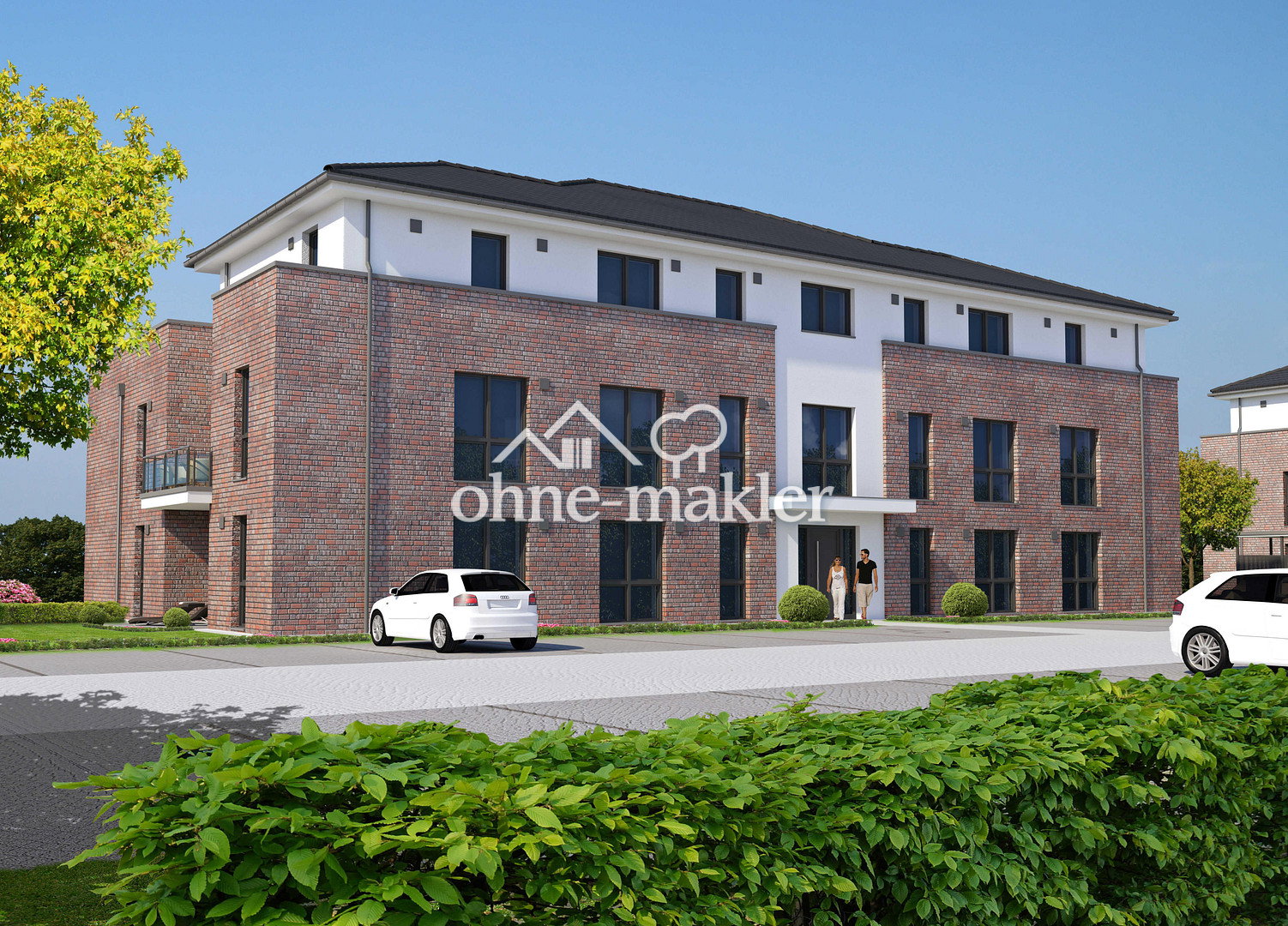 Helle 3-Zimmer-Wohnung mit Balkon in Bardowick, 21357 Bardowick