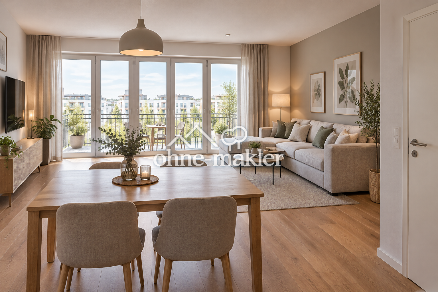 Neubau in Augsburg-Haunstetten mit Balkon, 86179 Augsburg (Haunstetten Siebenbrunn)