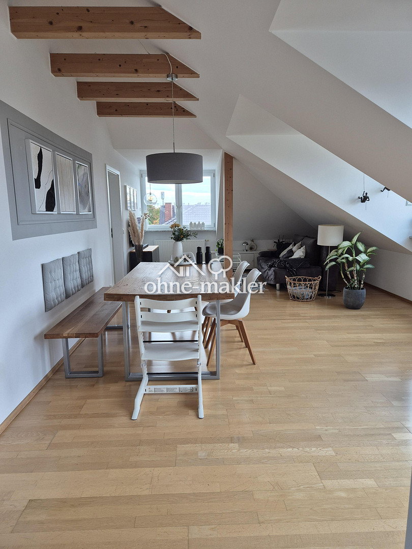 Münchner Norden Helle Dachgeschosswohnung mit Parkblick, 80807 München (Milbertshofen-Am Hart Schwabing-Freimann)