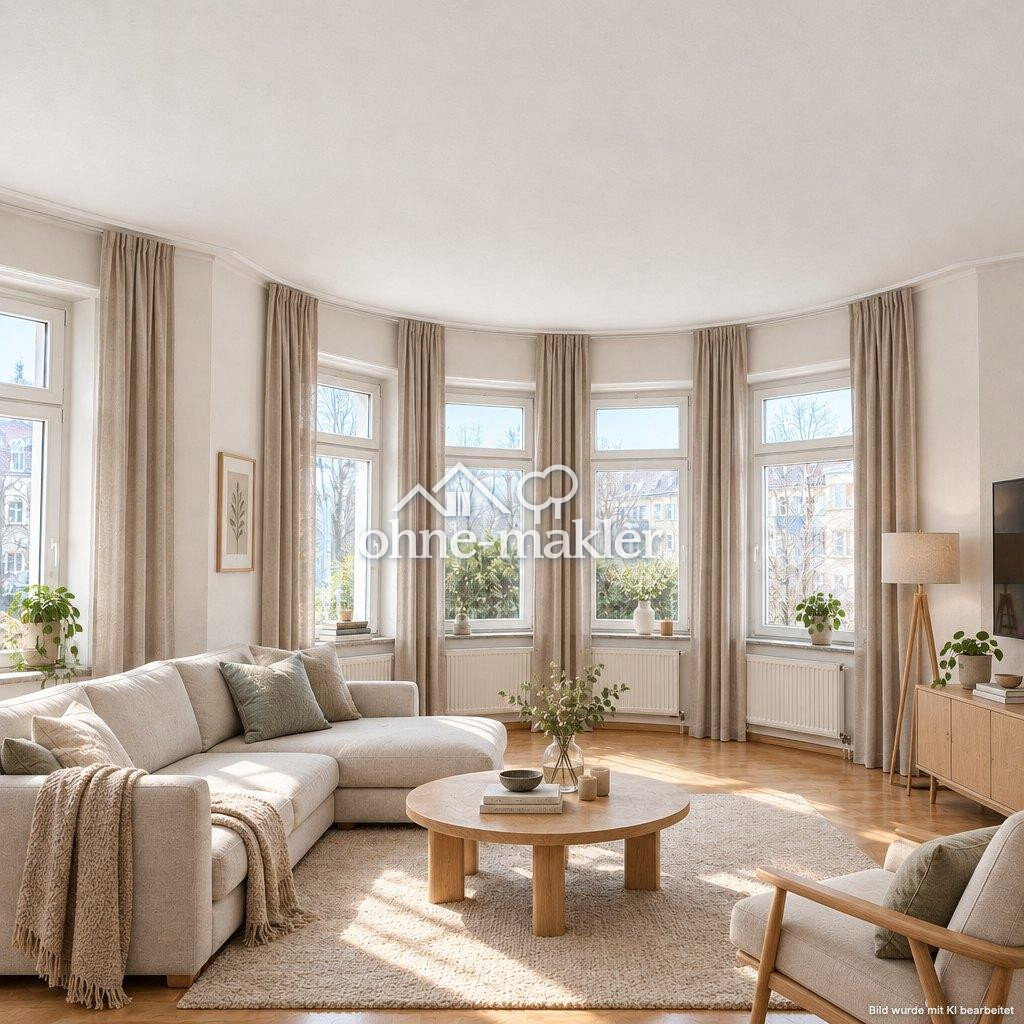 Altbauwohnung mit Balkon & Südstadtpark-Lage, 90763 Fürth (Südstadt Weikershof)