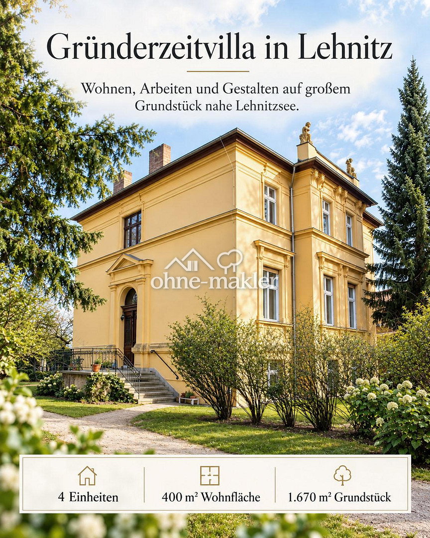 Gründerzeitvilla mit Potential in ruhiger Lage, 16565 Oranienburg (Lehnitz)