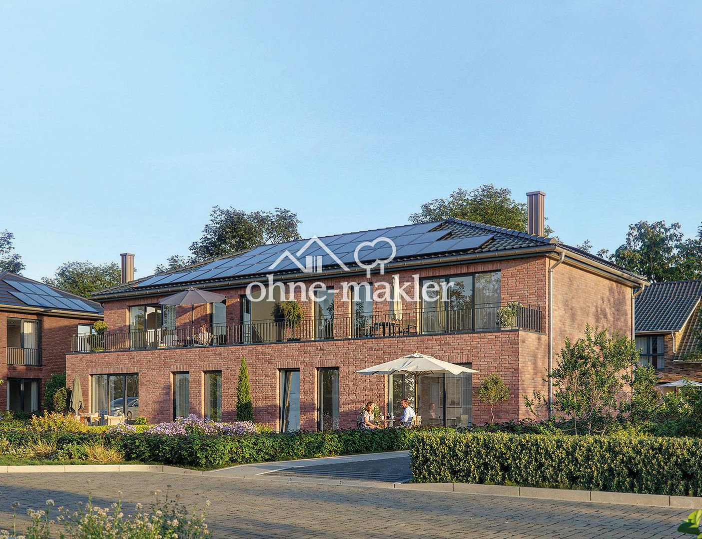 Modernes DHH mit PV & Dachterrasse in Horneburg, 21640 Horneburg
