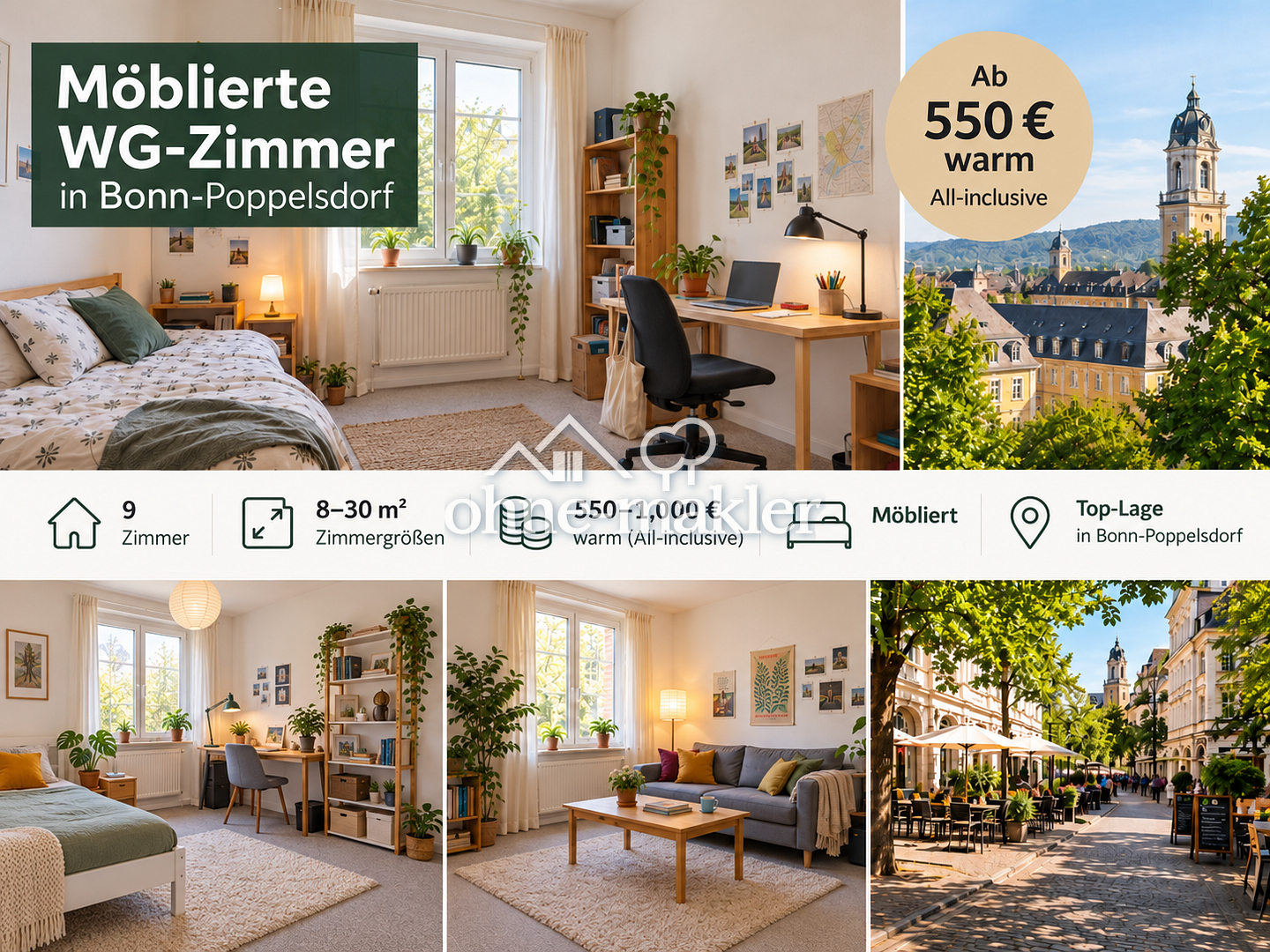 WG-Zimmer in Bonn-Poppelsdorf – Jetzt bewerben, 53115 Bonn