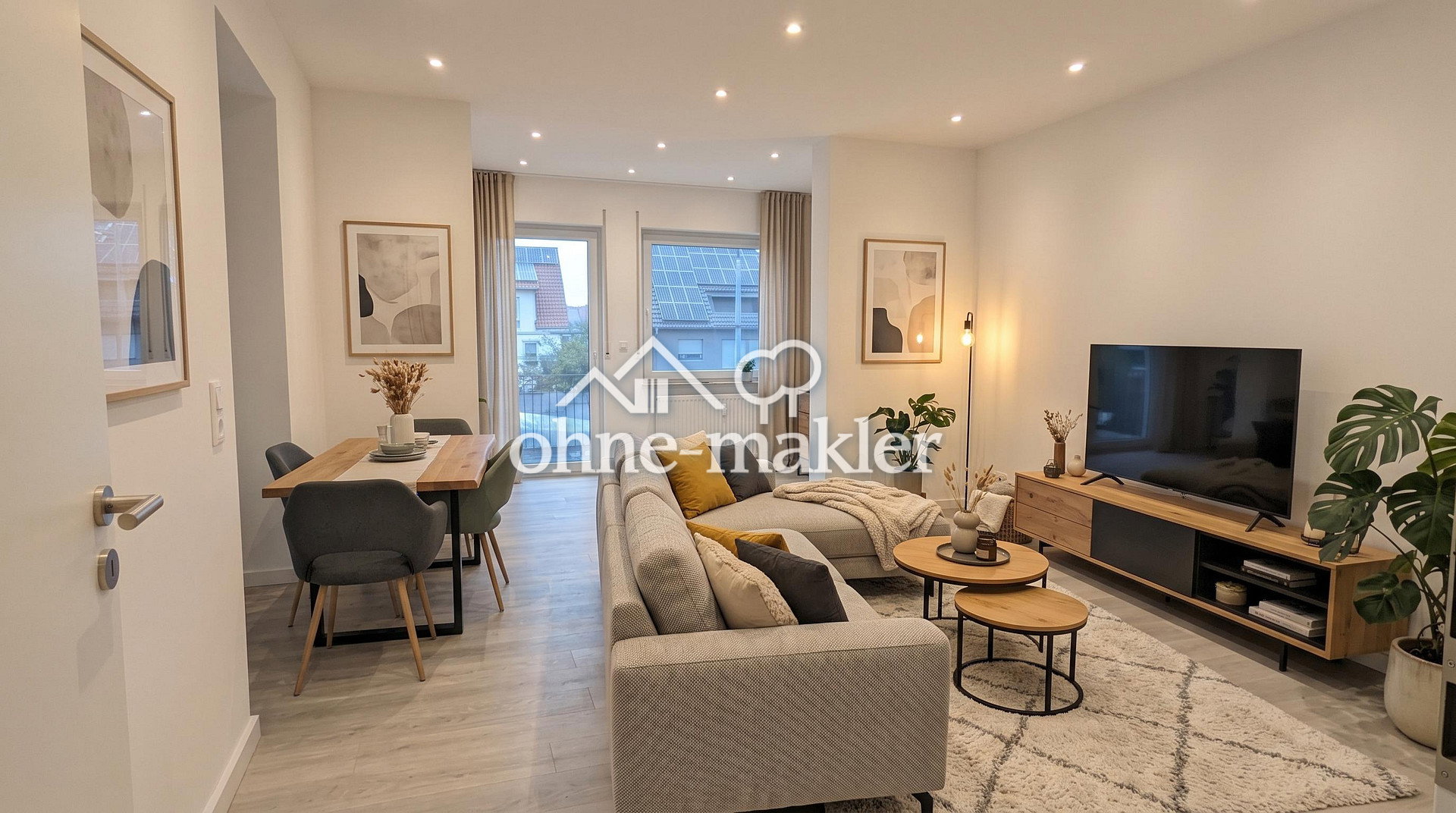 Frisch saniert im Erdgeschoss: 3-Zimmer-Wohnung inkl. Einbauküche und Gartennutzung, 68542 Heddesheim