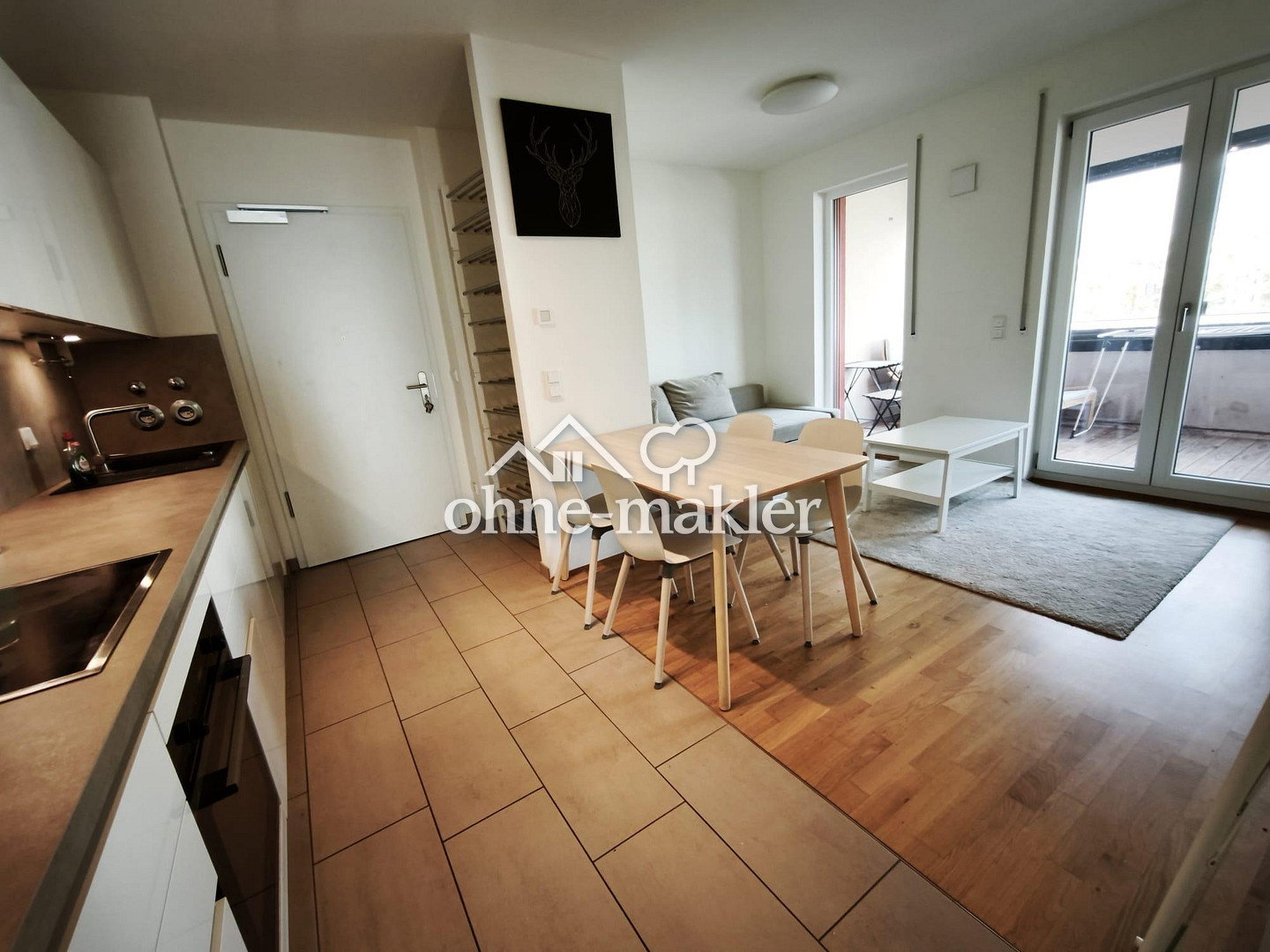 Frankfurt-Messe Stilvolle 2-Zimmer Wohnung, 60327 Frankfurt am Main (Gallus Gutleutviertel Westend-Süd)