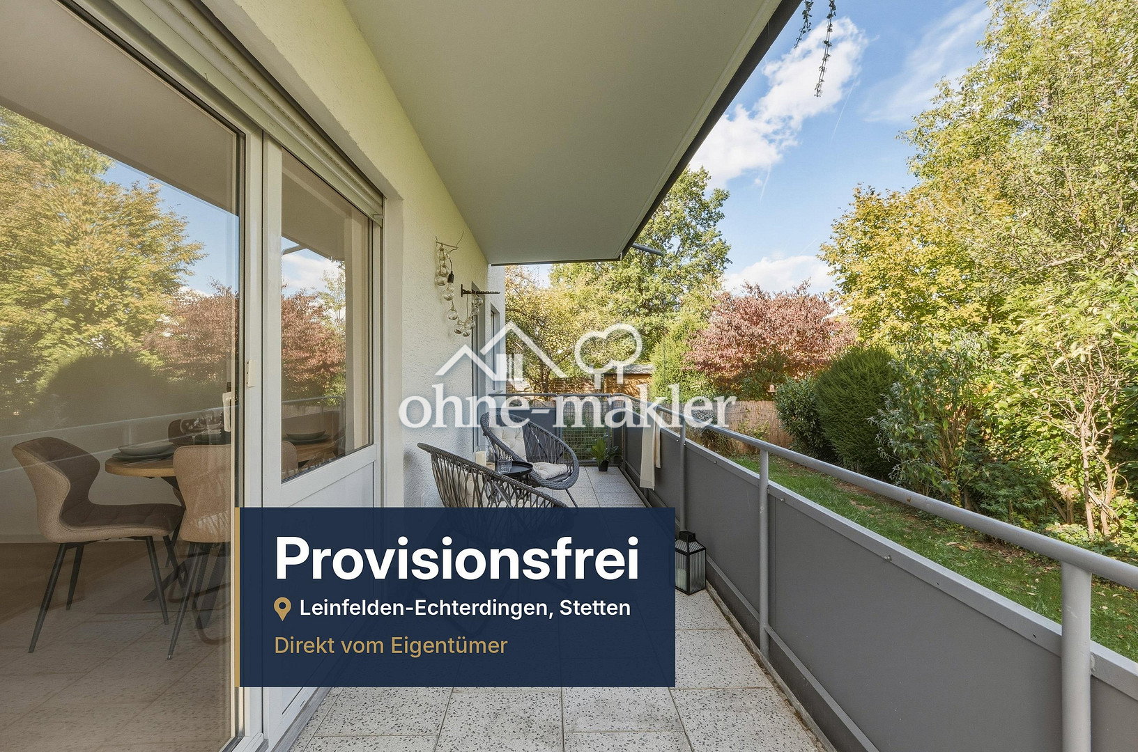 Ruhige 3-Zi. Wohnung mit Garten – Traumstart, 70771 Leinfelden-Echterdingen
