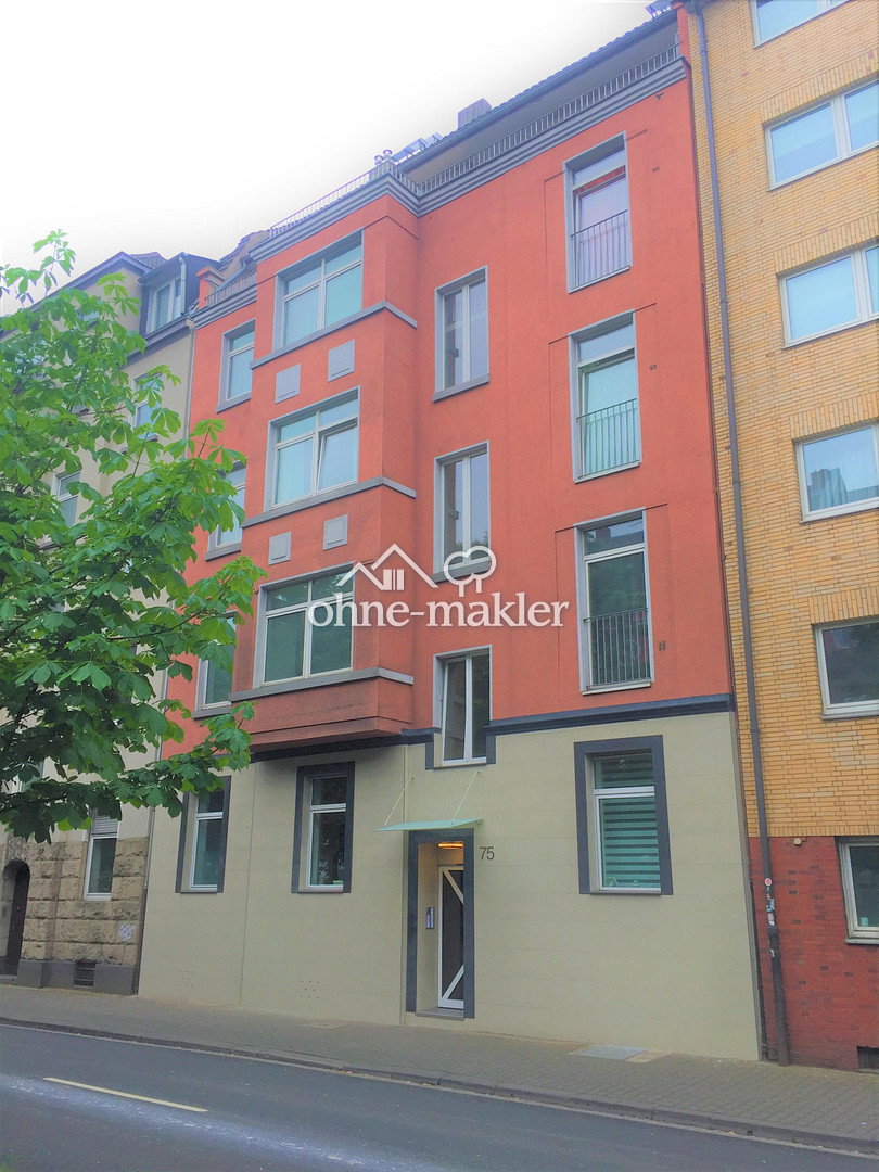 Uni-Nähe, provisionsfrei Helle 2 Zimmer Wohnung, 40225 Düsseldorf (Bilk Flehe Oberbilk Wersten)