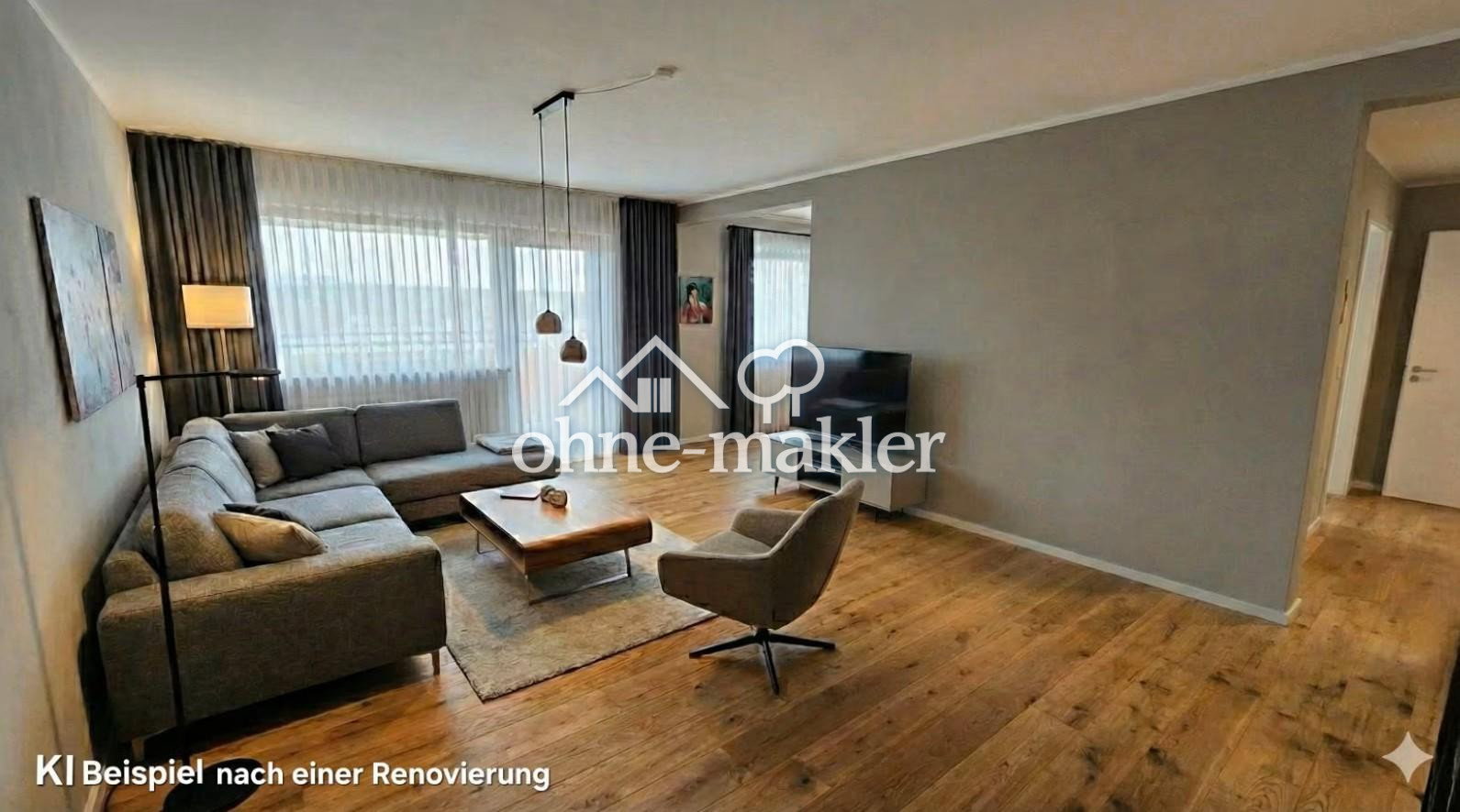 Helle 4-Zimmer Wohnung mit Balkon in Mannheim, 68219 Mannheim (Rheinau)