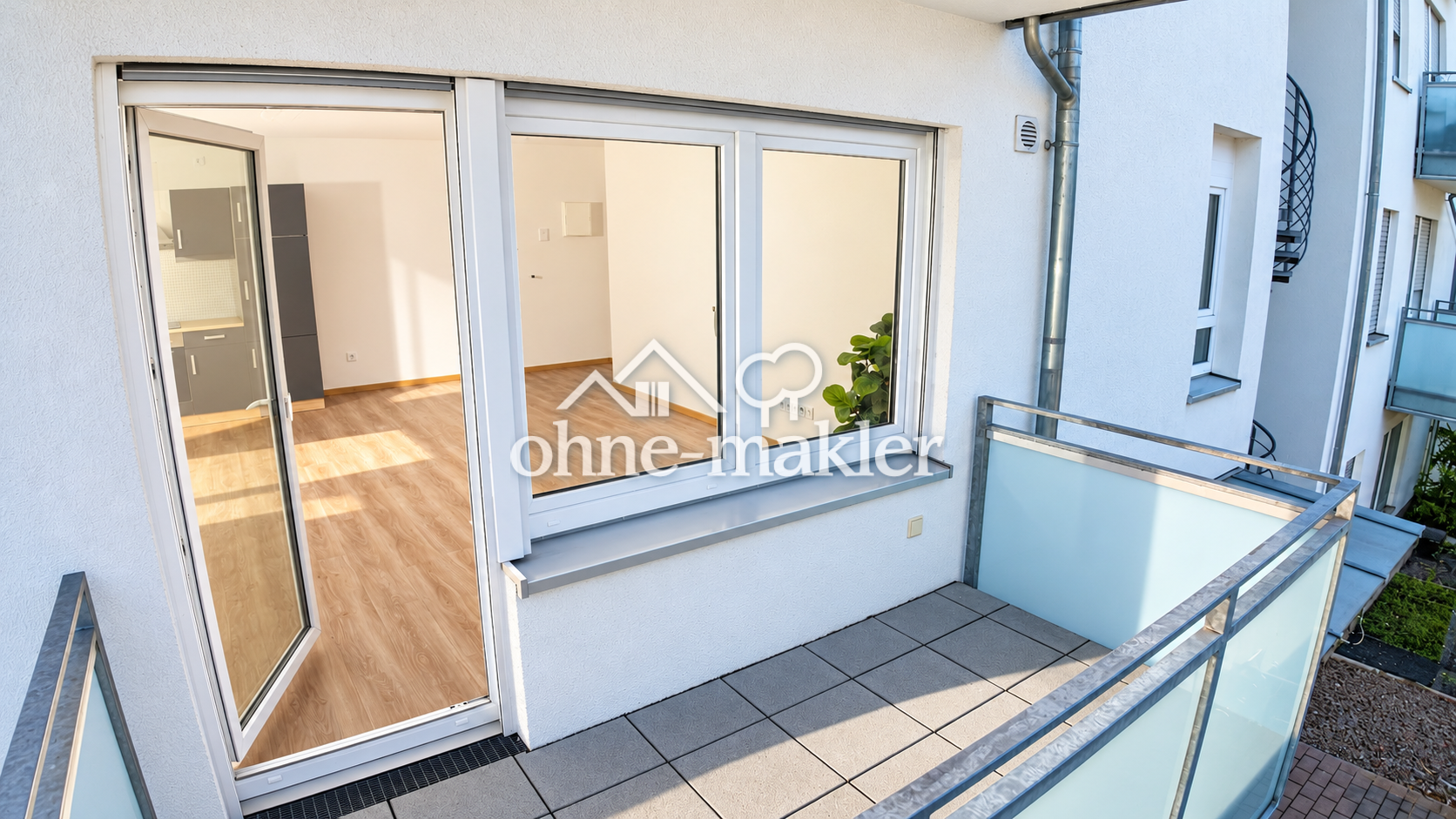 Frankfurt Gallus Helle 2-Zimmer Wohnung mit Balkon, 60326 Frankfurt am Main (Gallus Griesheim)