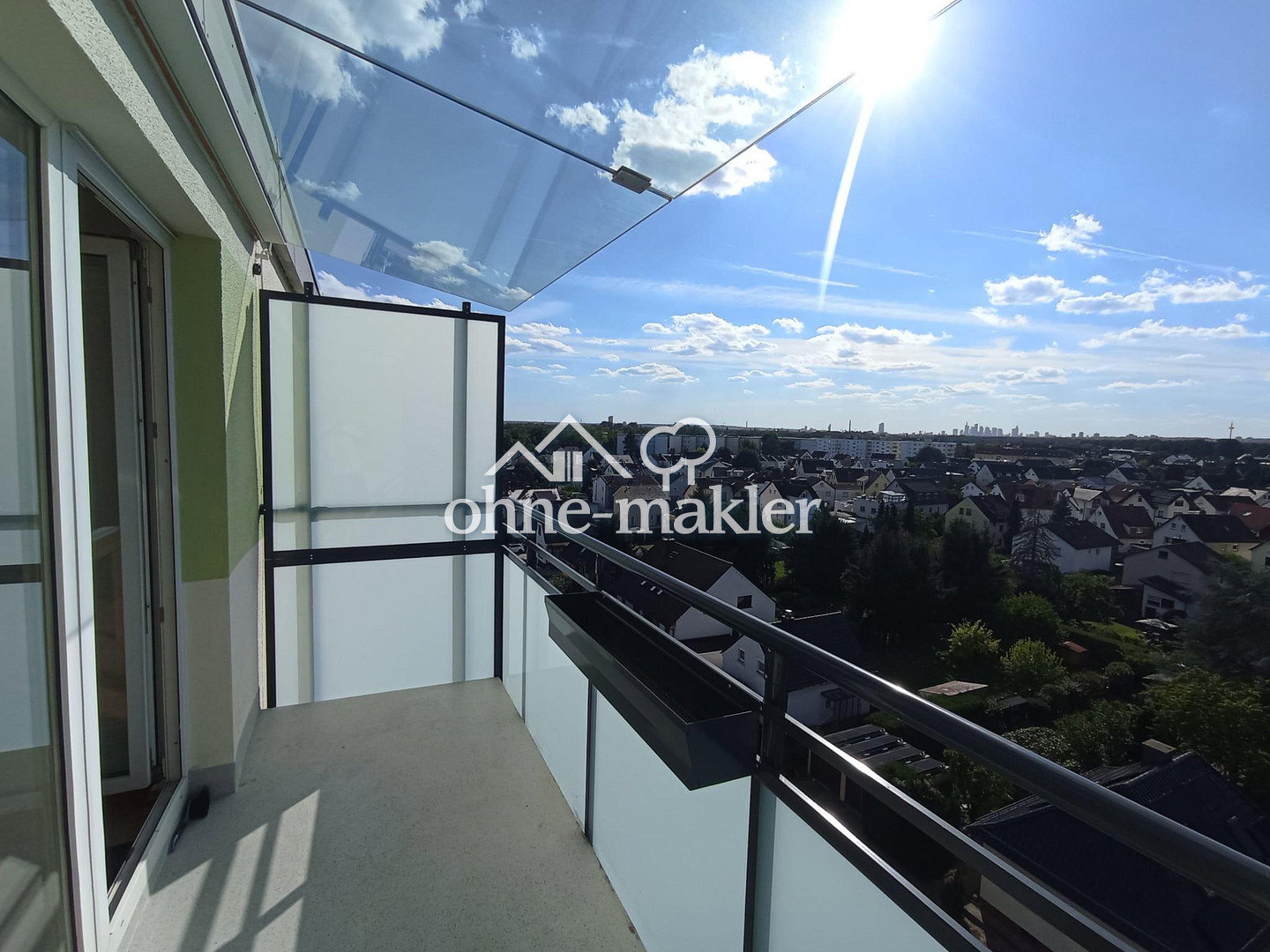 Balkon mit Blick – Wohnung in Maintal, 63477 Maintal
