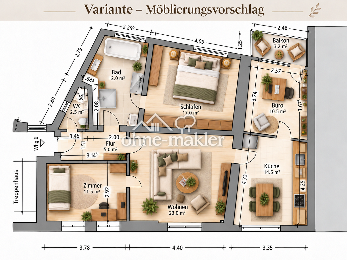 Familienfreundlich & modern 3 Zimmer in Ohligs, 42697 Solingen (Merscheid Ohligs-Aufderhöhe)