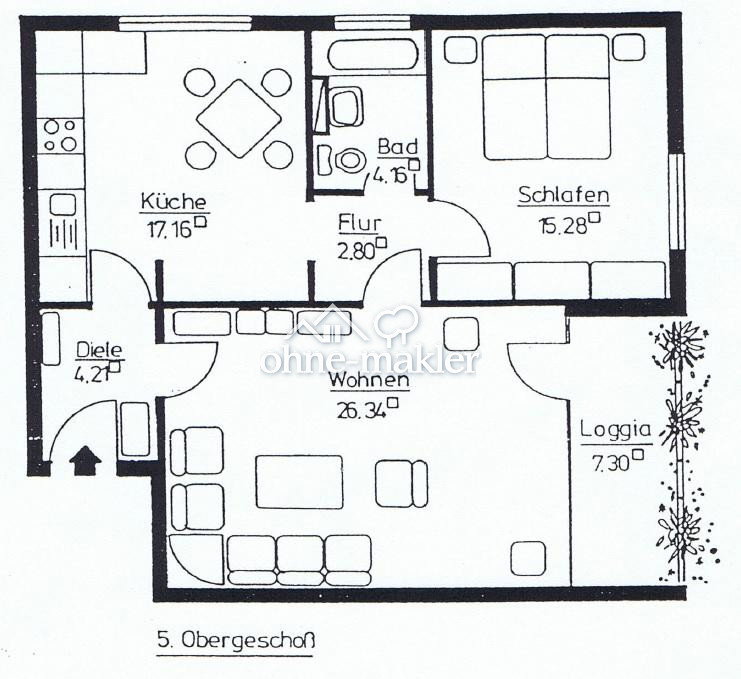 Gemütliche 2-Zimmer-Wohnung in Wiesbaden, 65205 Wiesbaden