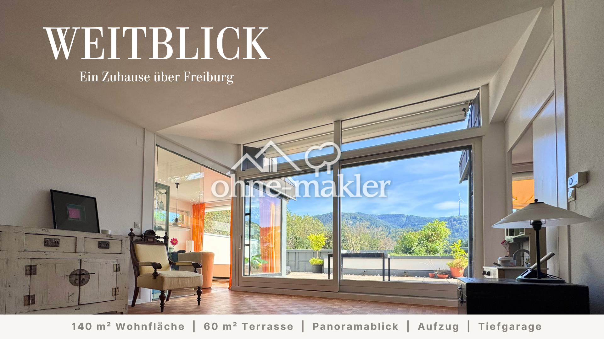 Atemberaubender Panoramablick auf Horben, 79289 Horben