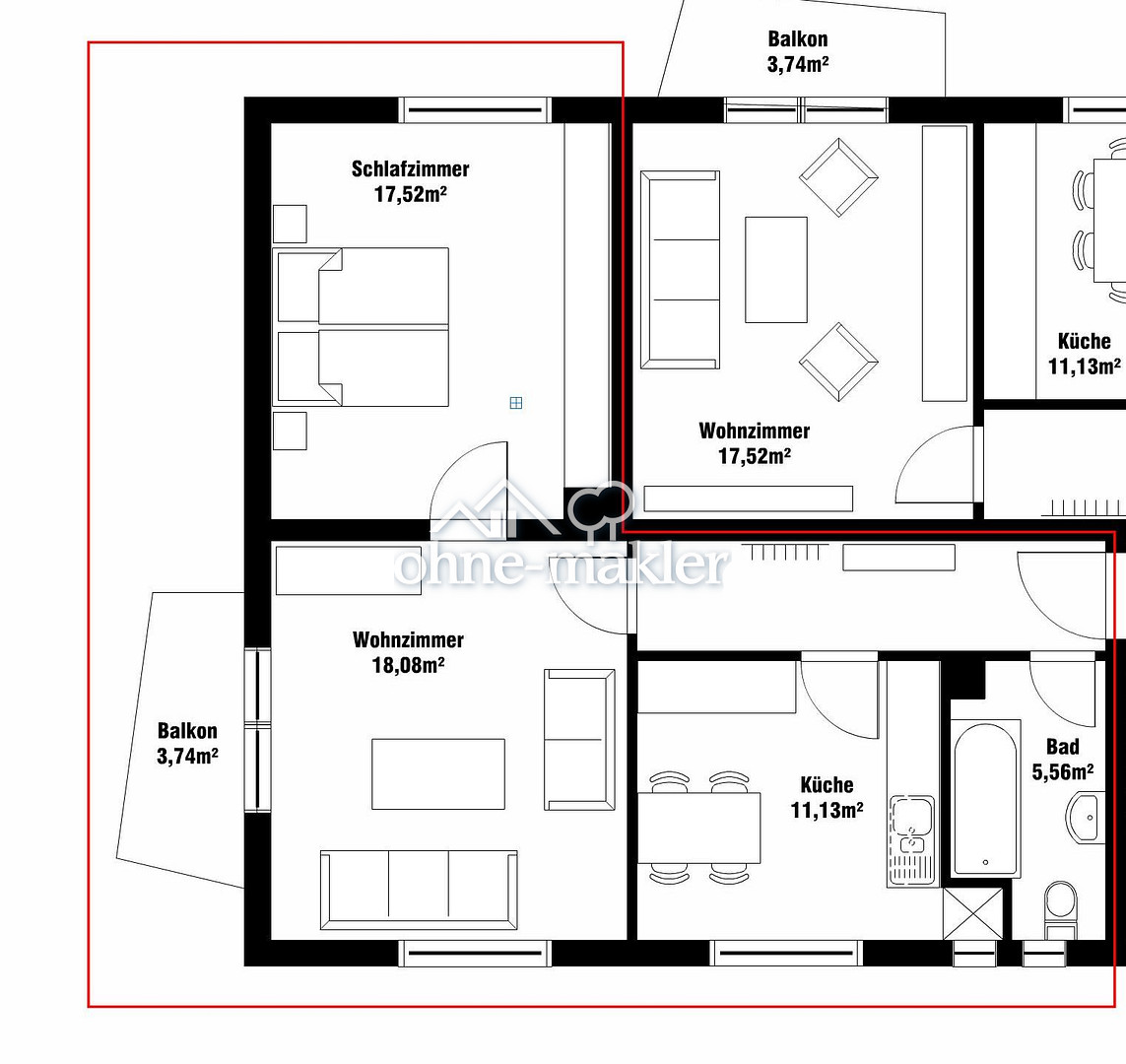 EG-Wohnung in Sterbfritz – Balkon & Keller, 36391 Sinntal