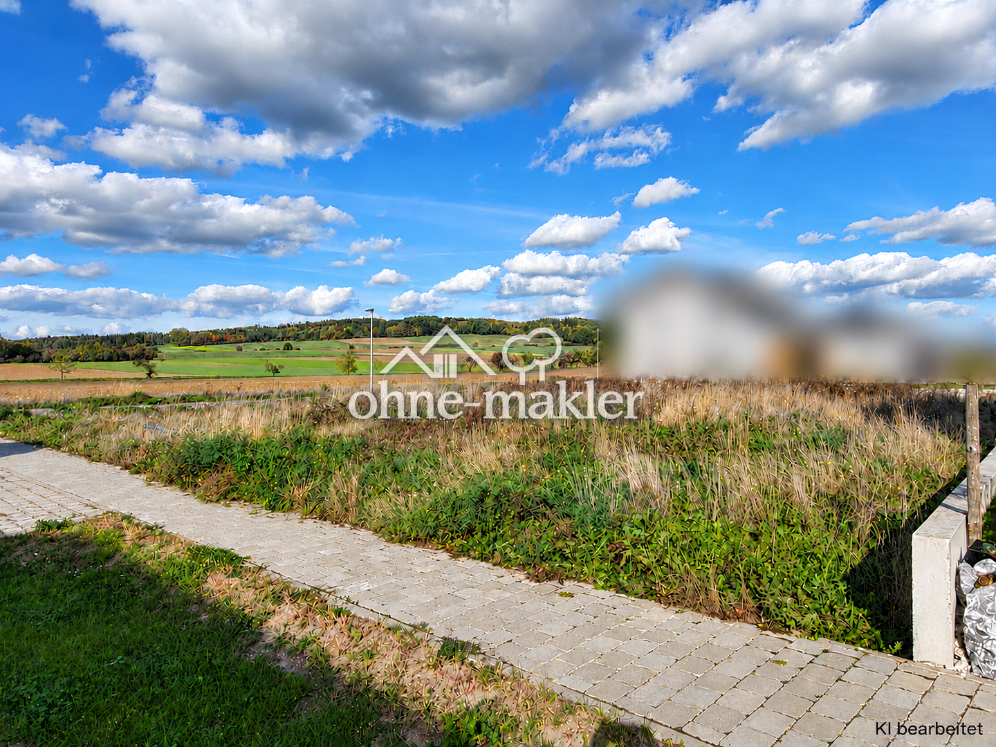 Baugrundstück mit Weitblick in Finningen, 89435 Finningen