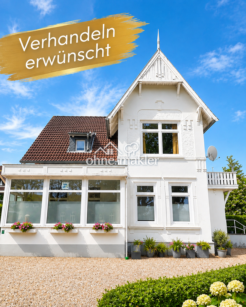 Provisionsfrei! Top Lage: Wunderbare Villa, GEWERBE und WOHNEN unter einem Dach auf Fehmarn OT Burg, 23769 Fehmarn (Burg auf Fehmarn)